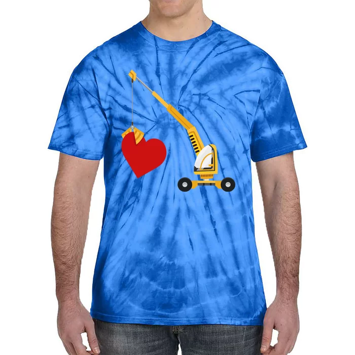 Funny Valentine Day Gift Truck Love Gift Tie-Dye T-Shirt