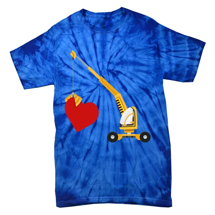 Funny Valentine Day Gift Truck Love Gift Tie-Dye T-Shirt