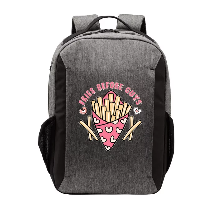 Funny Valentines Day Fries Before Guys French Fries Lover Vector Backpack