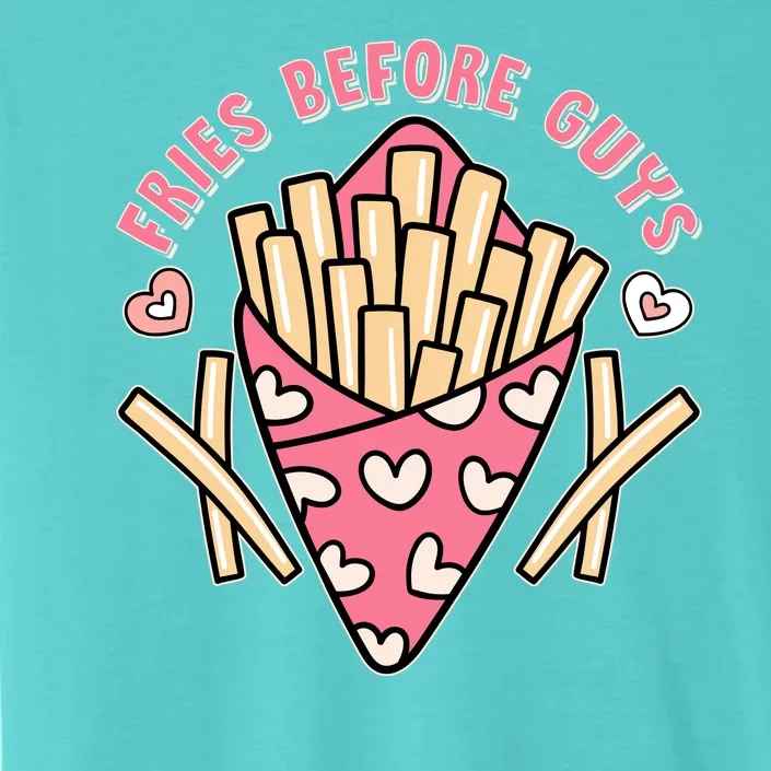 Funny Valentines Day Fries Before Guys French Fries Lover ChromaSoft Performance T-Shirt