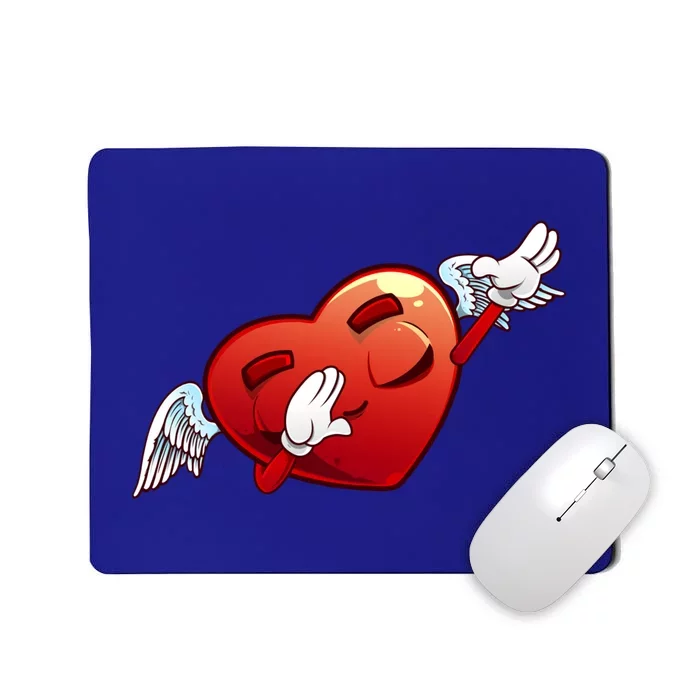 Funny Valentine's Day Dabbing Gift Mousepad