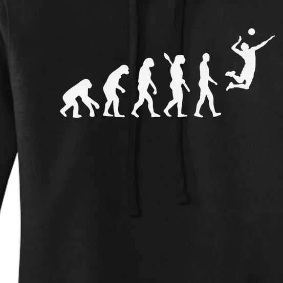 Funny Volleyball Design Ball Sports Athletes Women's Pullover Hoodie