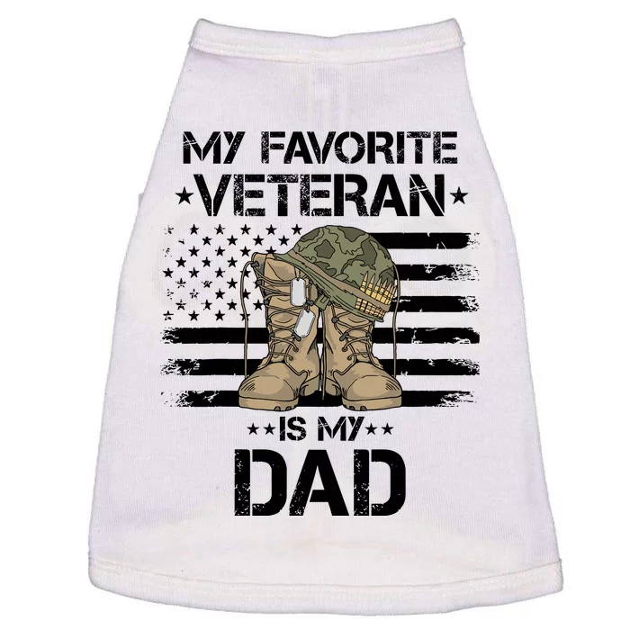 Father Veterans Day My Favorite Veteran Is My Dad For Doggie Tank