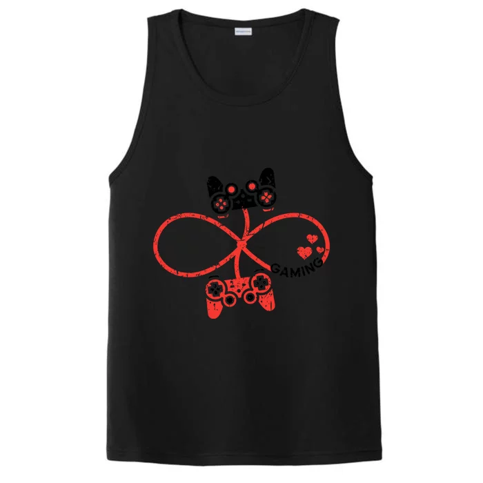 Funny Valentine's Day Gamer Cute Gift Performance Tank