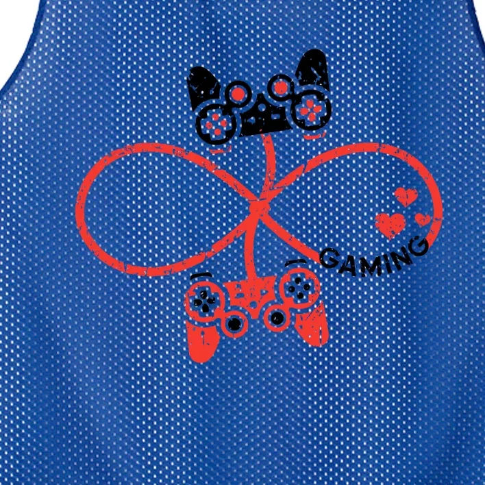 Funny Valentine's Day Gamer Cute Gift Mesh Reversible Basketball Jersey Tank