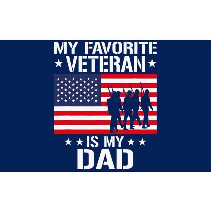 Father Veterans Day My Favorite Veteran Is My Dad Gift Bumper Sticker