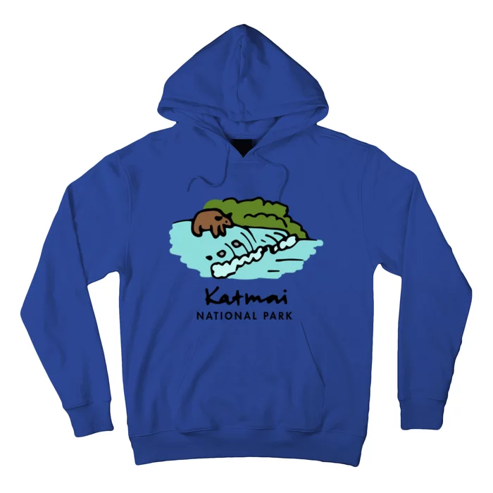 Family Vacation Design Cute Gift Retro Katmai National Park Gift Hoodie