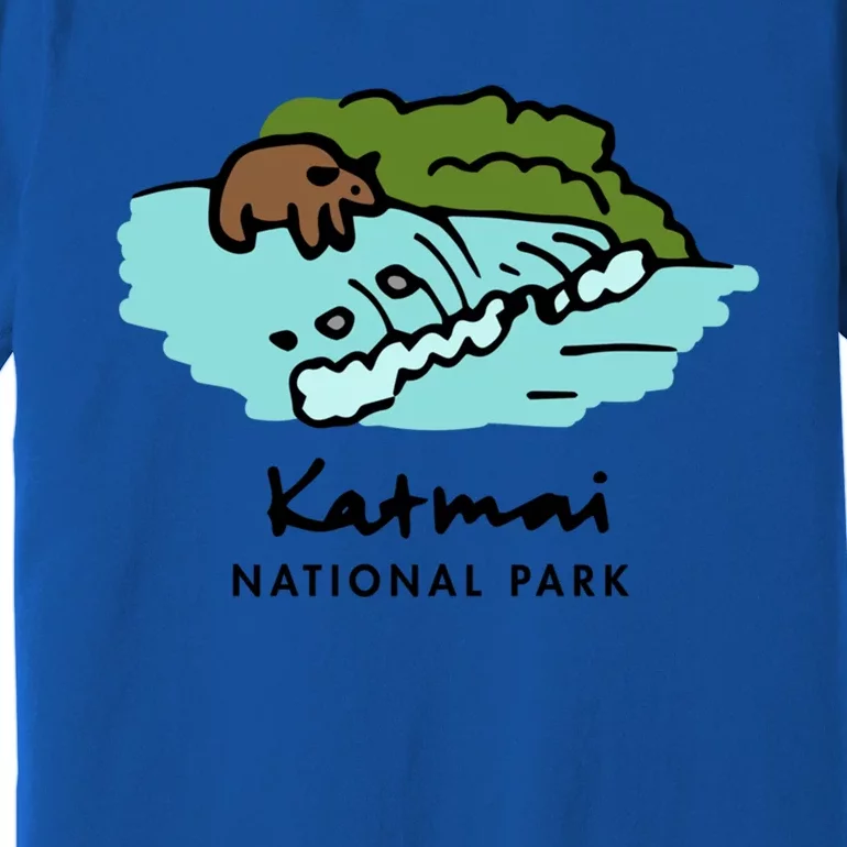 Family Vacation Design Cute Gift Retro Katmai National Park Gift Premium T-Shirt