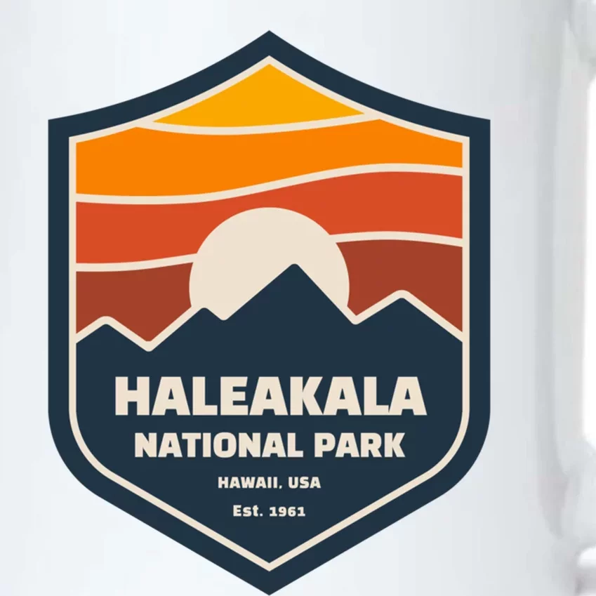 Family Vacation Design Retro Haleakala National Park Gift Black Color Changing Mug