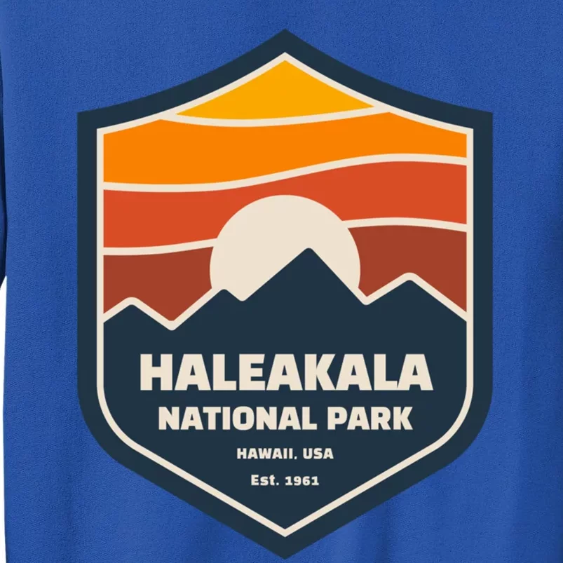 Family Vacation Design Retro Haleakala National Park Gift Tall Sweatshirt