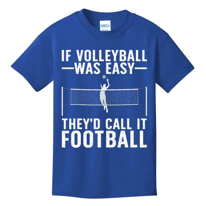 Funny Volleyball Design For Volleyball Lover Kids T-Shirt