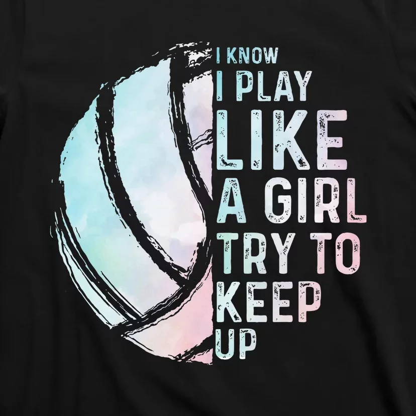 Funny Volleyball Design Women N Sports Lovers T-Shirt