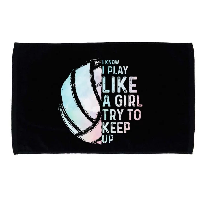 Funny Volleyball Design Women N Sports Lovers Microfiber Hand Towel