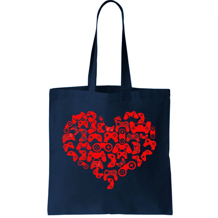 Funny Valentine's Day Nerds Cutens Gamer Gaming Tote Bag