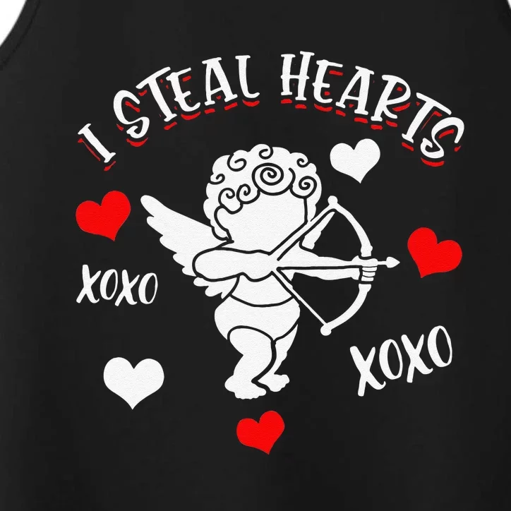 FUNNY VALENTINE'S DAYs Heartbreaker I Steal Hearts Performance Tank