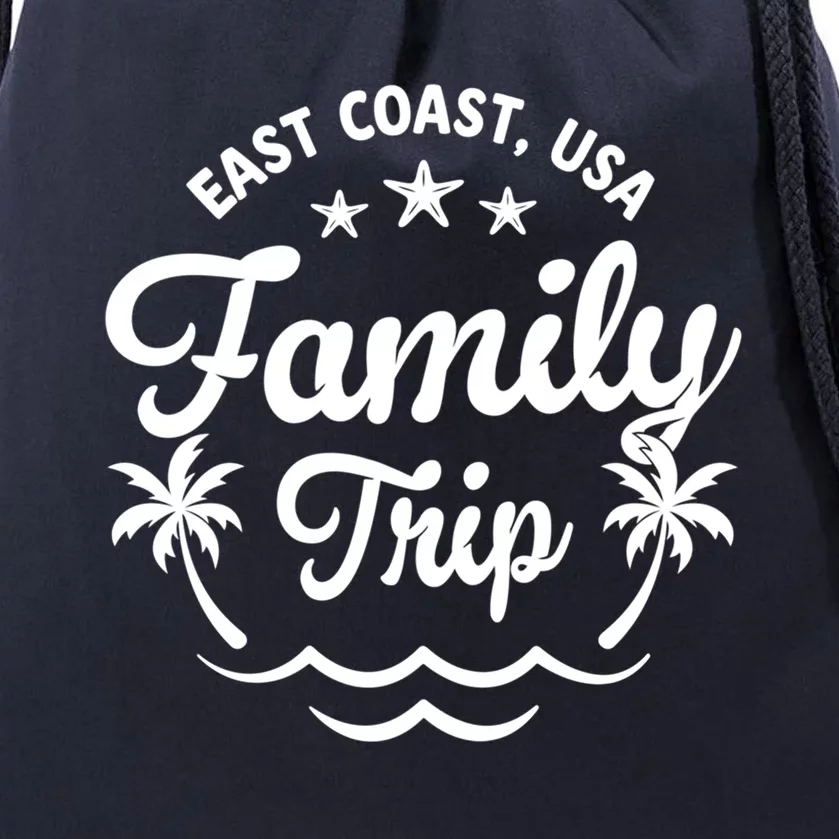 Family Vacation East Coast Cute Gift Drawstring Bag