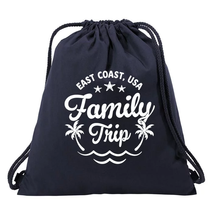 Family Vacation East Coast Cute Gift Drawstring Bag