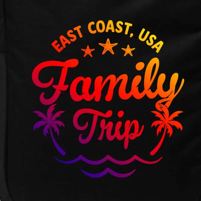 Family Vacation East Coast Funny Gift Impact Tech Backpack