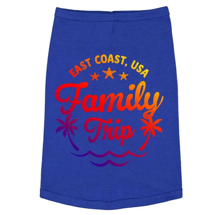 Family Vacation East Coast Funny Gift Doggie Tank