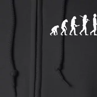 Funny Volleyball Evolutionfor Volleyball Players Full Zip Hoodie