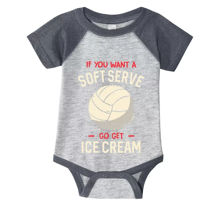 Funny Volleyball Evolution Players Infant Baby Jersey Bodysuit