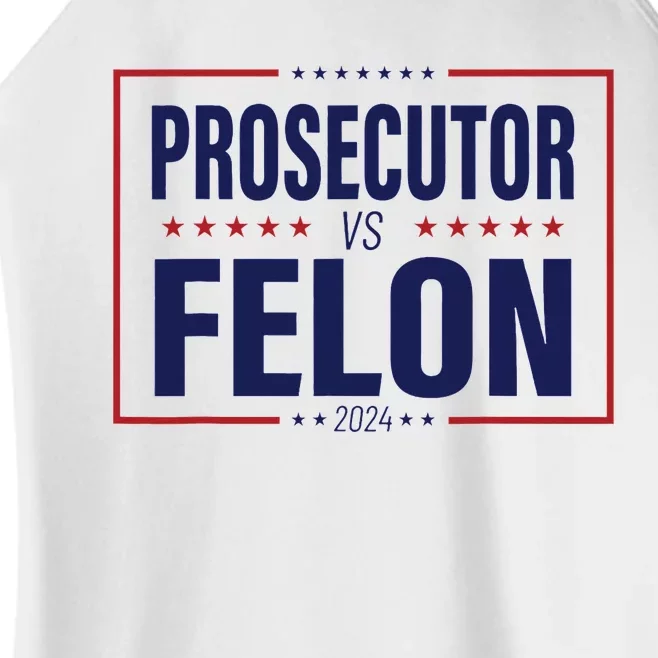 Funny Voting Election 2024 Usa The Prosecutor Vs The Felon Women’s Perfect Tri Rocker Tank