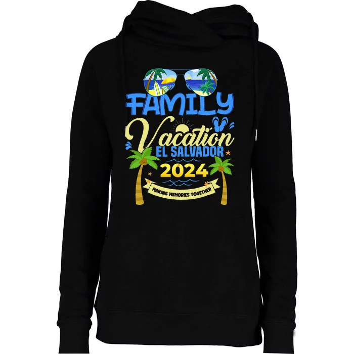 Family Vacation El Salvador 2024 Cruise Summer Womens Funnel Neck Pullover Hood