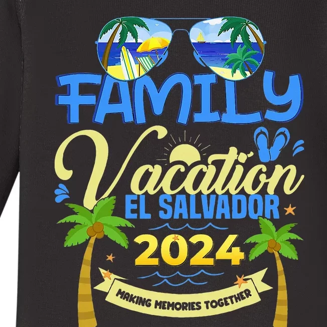 Family Vacation El Salvador 2024 Cruise Summer Baby Long Sleeve Bodysuit