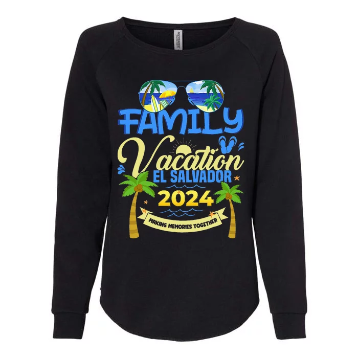 Family Vacation El Salvador 2024 Cruise Summer Womens California Wash Sweatshirt