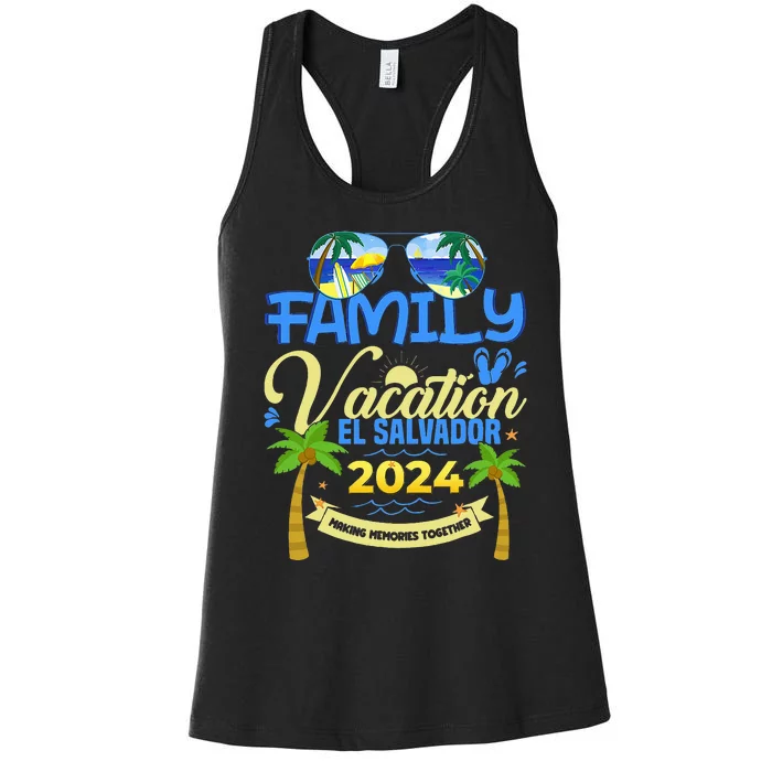 Family Vacation El Salvador 2024 Cruise Summer Women's Racerback Tank