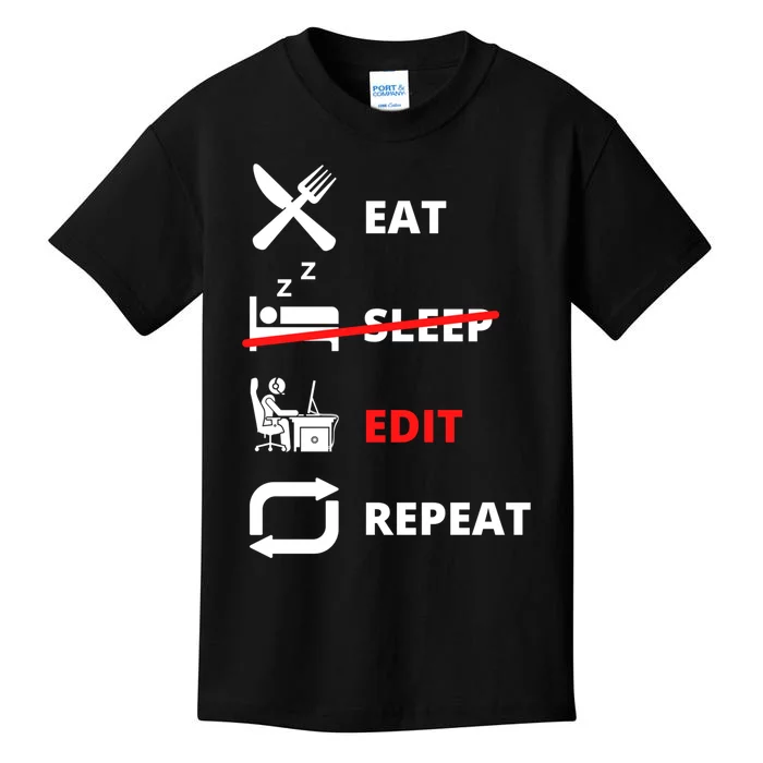 Funny Video Editing Film Making Cool Design For Video Editor Funny Gift Kids T-Shirt