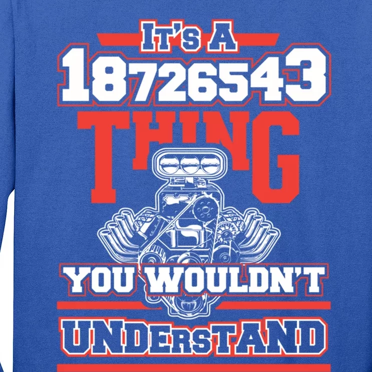 Funny V8 Engine Firing Order 18726543 For Car Guys Gift Long Sleeve Shirt