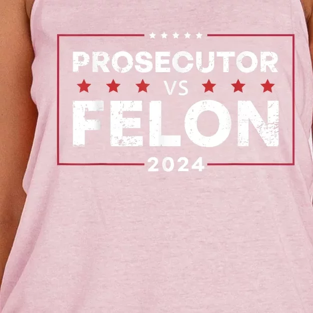 Funny Voting Election 2024 Women's Knotted Racerback Tank