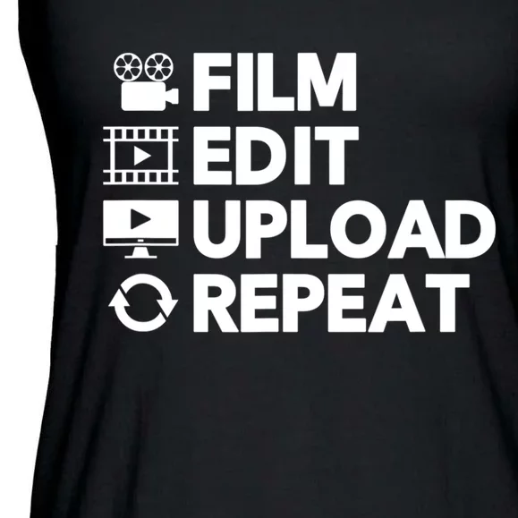 Funny Video Editing Gift Film Making Gift For Video Editor Ladies Essential Flowy Tank