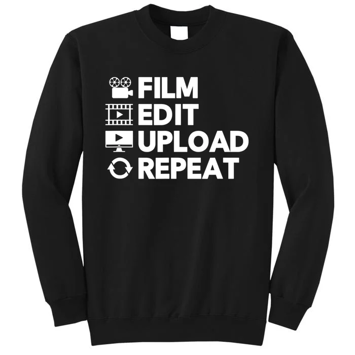 Funny Video Editing Gift Film Making Gift For Video Editor Tall Sweatshirt