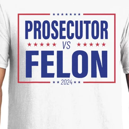 Funny Voting Election 2024 Usa The Prosecutor Vs The Felon Pajama Set