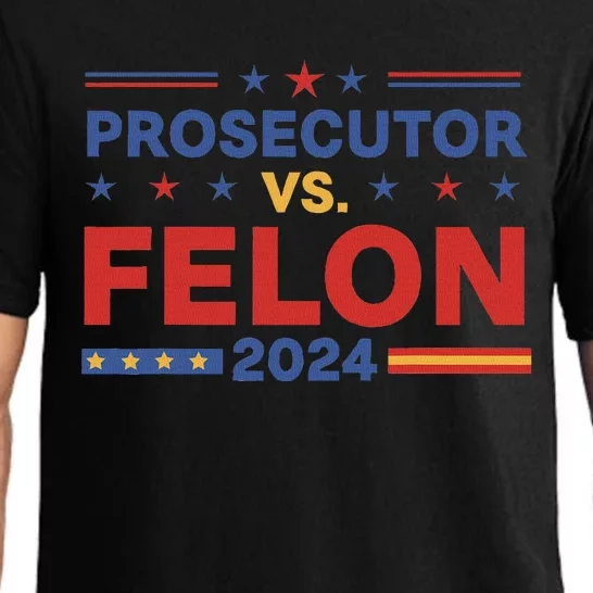 Funny Voting Election 2024 Prosecutor Vs Felon Pajama Set