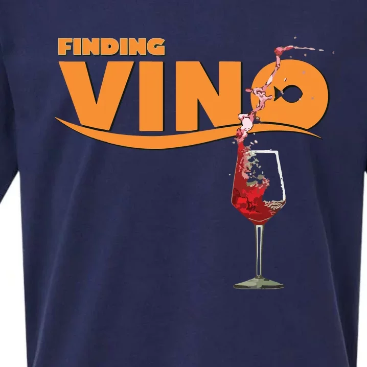 Finding Vino For Wine Lovers Sueded Cloud Jersey T-Shirt