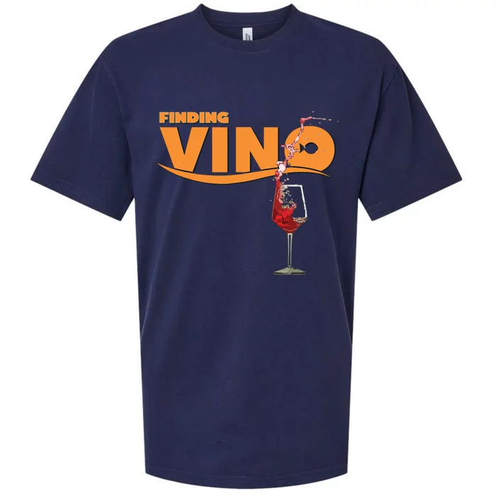 Finding Vino For Wine Lovers Sueded Cloud Jersey T-Shirt