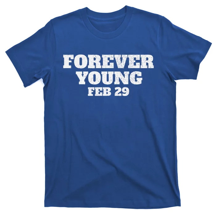 Funny Vintage Forever Young February 29th Leap Year 2024 T-Shirt