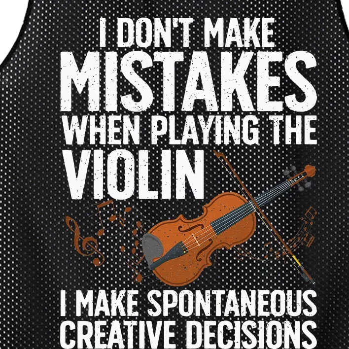 Funny Violin For Men Women Violin Player Orchestra Teacher Mesh Reversible Basketball Jersey Tank