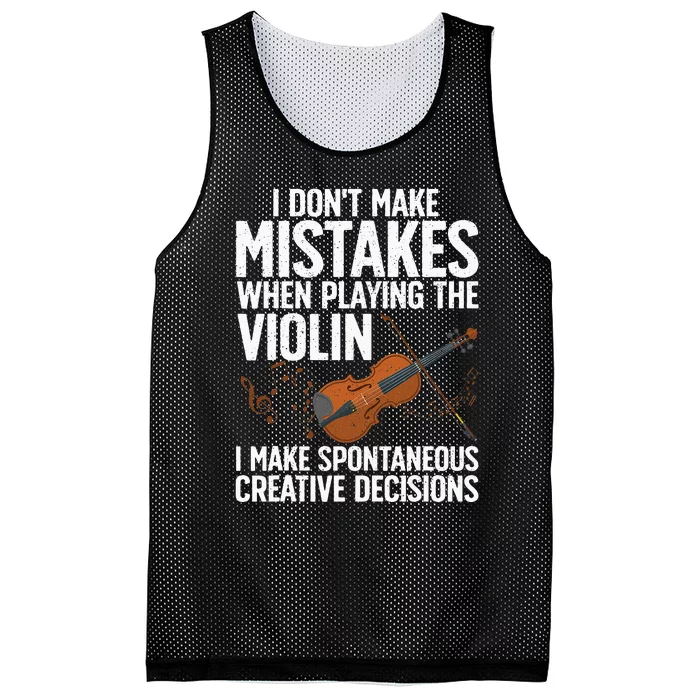 Funny Violin For Men Women Violin Player Orchestra Teacher Mesh Reversible Basketball Jersey Tank