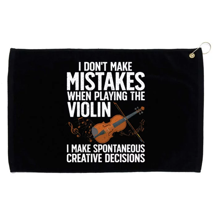 Funny Violin For Men Women Violin Player Orchestra Teacher Grommeted Golf Towel