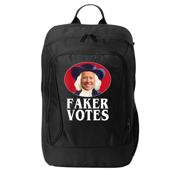 Faker Votes Funny Joe Biden Election City Backpack