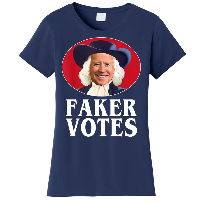 Faker Votes Funny Joe Biden Election Women's T-Shirt