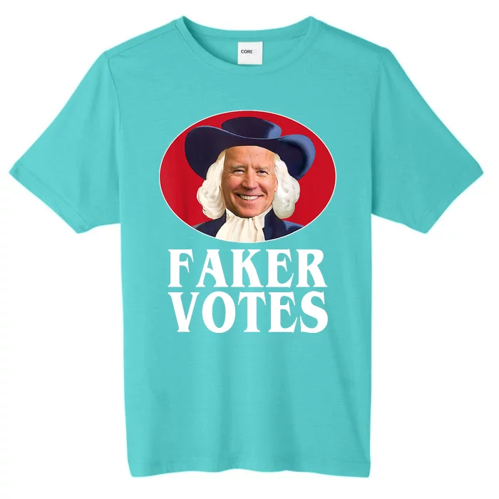 Faker Votes Funny Joe Biden Election ChromaSoft Performance T-Shirt