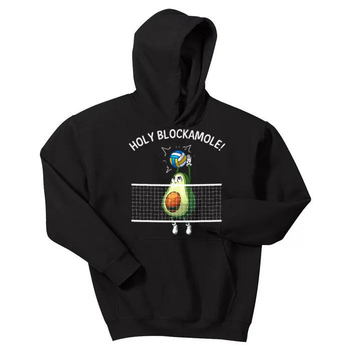 Funny Volleyball For Men Women Holy Guacamole Player Blocker Kids Hoodie