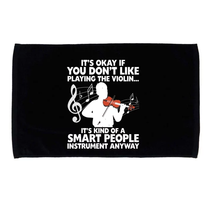 Funny Violin For Men Women Music Instrument Player Musicians Microfiber Hand Towel