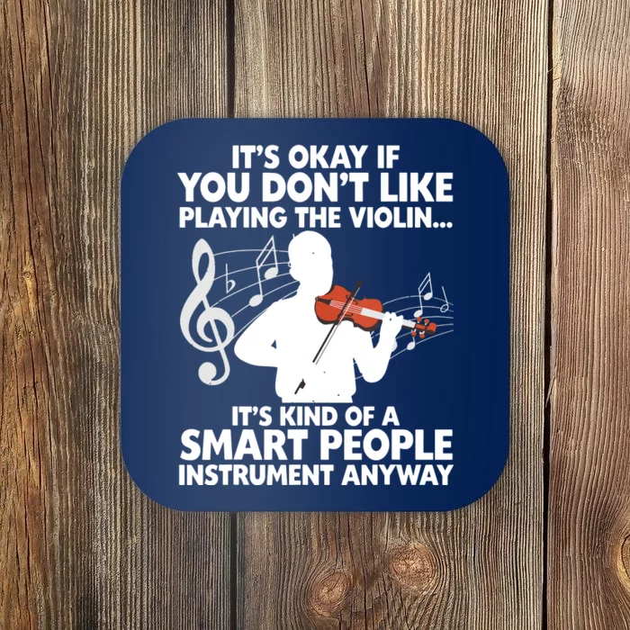 Funny Violin For Men Women Music Instrument Player Musicians Coaster