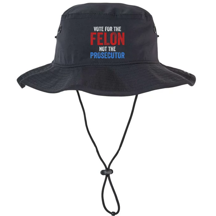 Funny Vote For The Felon Not The Prosecutor Trump Supporter Legacy Cool Fit Booney Bucket Hat